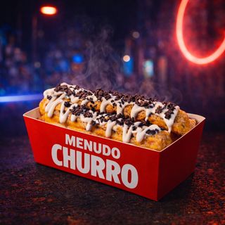 Churros con Chocolate Blanco y Oreo (x3)
