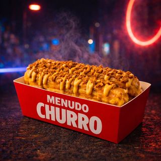 Churros con Crema Lotus y Galleta Lotus (x3)