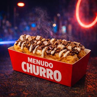 Churros con Salsa Kinder y Kinder Bueno (x3)