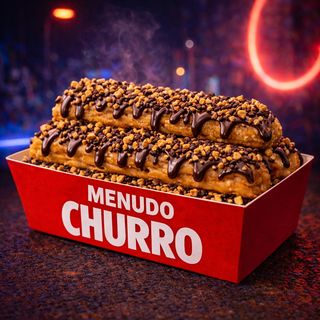 Churros con Nutella y Avellanas (x6)
