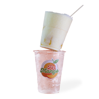 Helado de maracuyá en crema