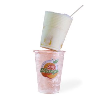 Helado de maracuyá en crema