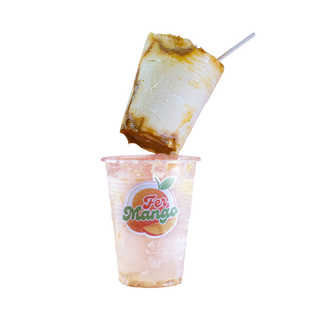 Helado dulce de leche en crema