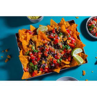 Nachos Con Carne Y Queso