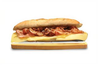 Bocadillo De Bacon Y Queso