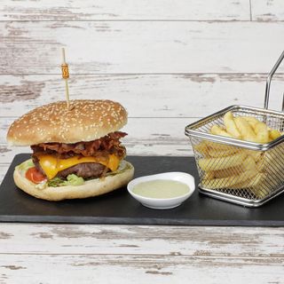 Hamburguesa La Encebollada