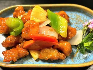 Pollo agridulce