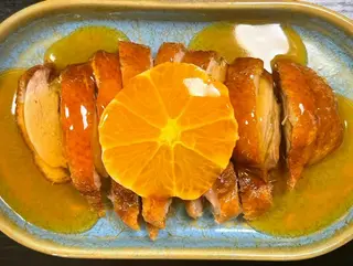 Pato a la naranja