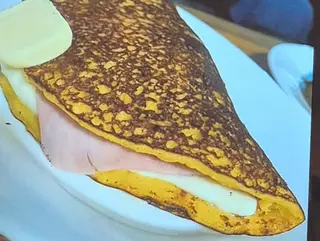 Cachapa jamon york y queso