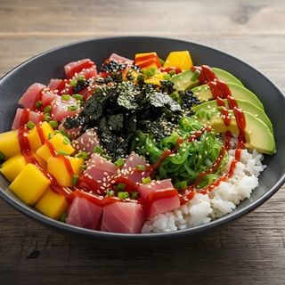 Poke bowl ahi tuna (mediano)