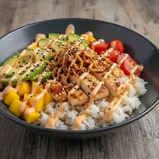 Poke bowl chicken (mediano)