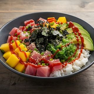 Poke bowl ahi tuna (grande)