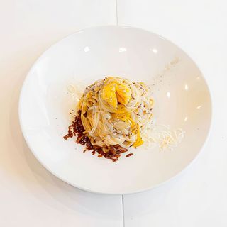 Spaghetti a la carbonara