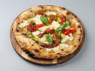 Pizza De La Casa Vegetariana