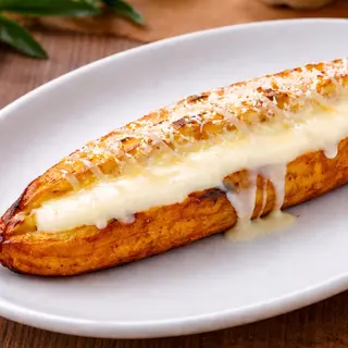 Platano Maduro con queso
