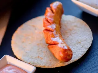 Arepa Con Chorizo