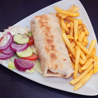 Wrap de pollo picante