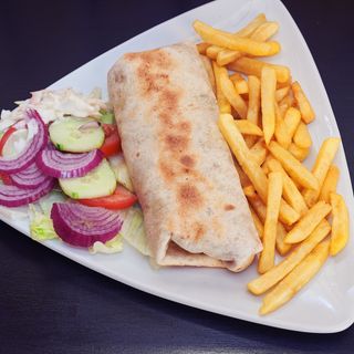 Wrap de pollo chili dulce