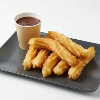 6 Xurros Amb Xocolata Desfeta (220 Ml.)