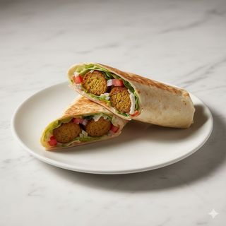 Dürüm de falafel
