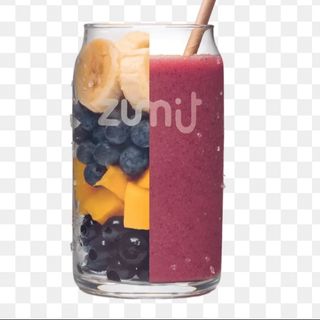 Smoothie plátano,arándanos,mango ,acai