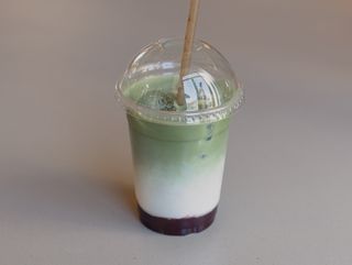 Ice Strawberry Matcha