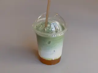 Iced Passion Fruit/Mango Matcha