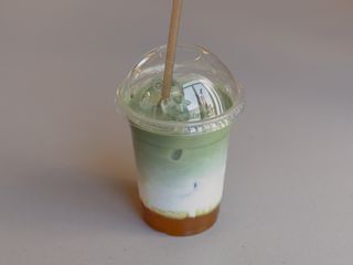 Iced Passion Fruit/Mango Matcha