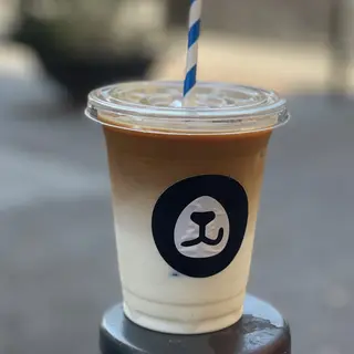 Iced matcha latte