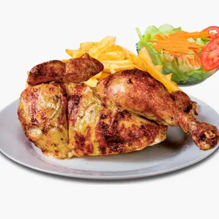 Medio pollo a la brasa 