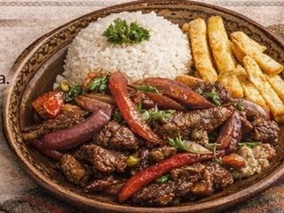 Lomo saltado de ternera