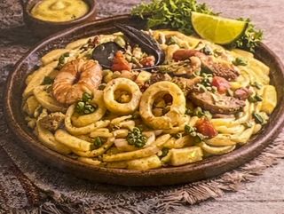 Tallarines a la marinera