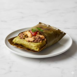 Pastel en hoja