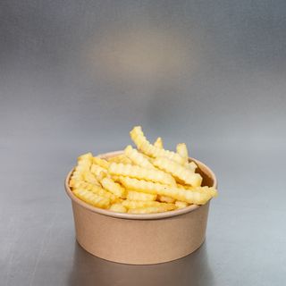 Crinkle fries Double