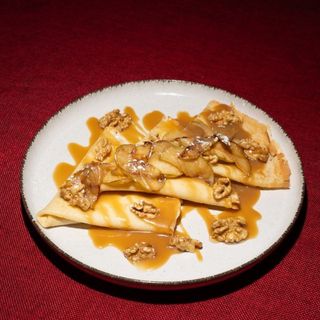 Crepes de manzana y canela