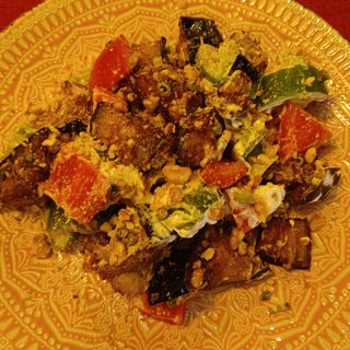 Ensalada con berenjena