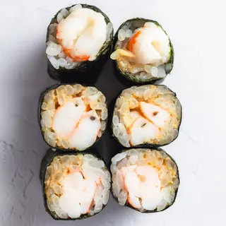 Maki langostinos. (6Pzs.)