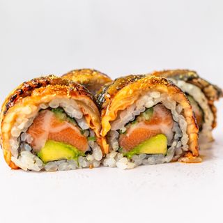 Uramaki Anguila asada. (4Pzs.)