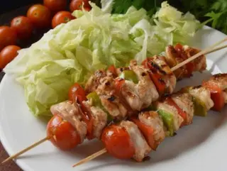 Brocheta de pollo