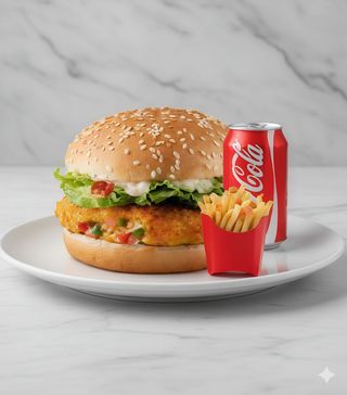 Menú Hamburguesa Vegetal