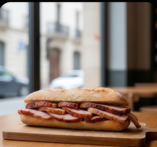 Bocadillo De Jamón Asado