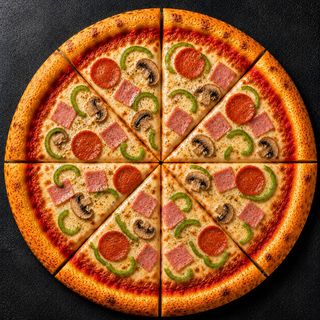 Pizza Cuatro Estaciones 28cm