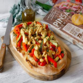 Pinsa de pollo (30 cm.)