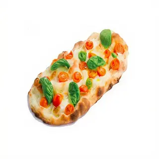 Pinsa de pepperoni (30 cm.)