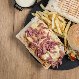Menu taco gratinado