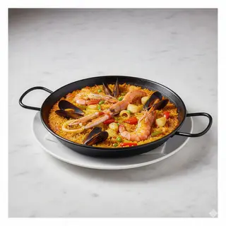 Paella de marisco
