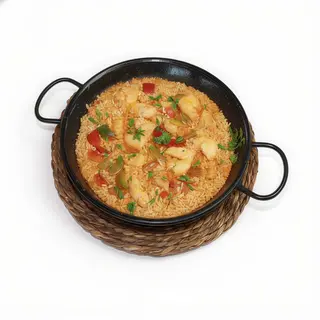 Paella de pollo
