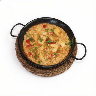 Paella de pollo