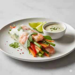 Wrap de langostinos