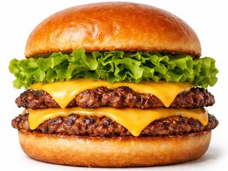 THE DOUBLE CHEESEBURGER